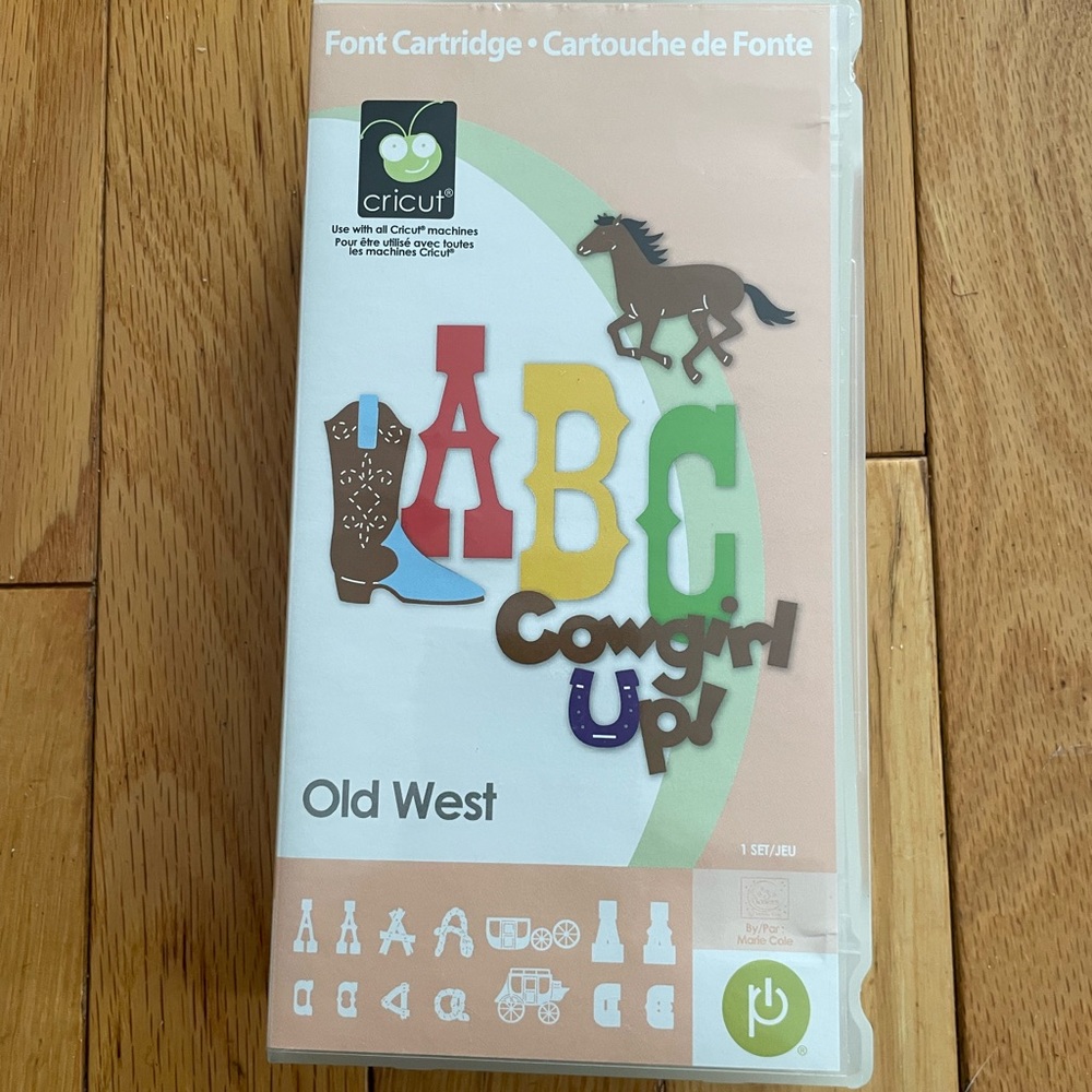Cricut Old West Font Cartridge